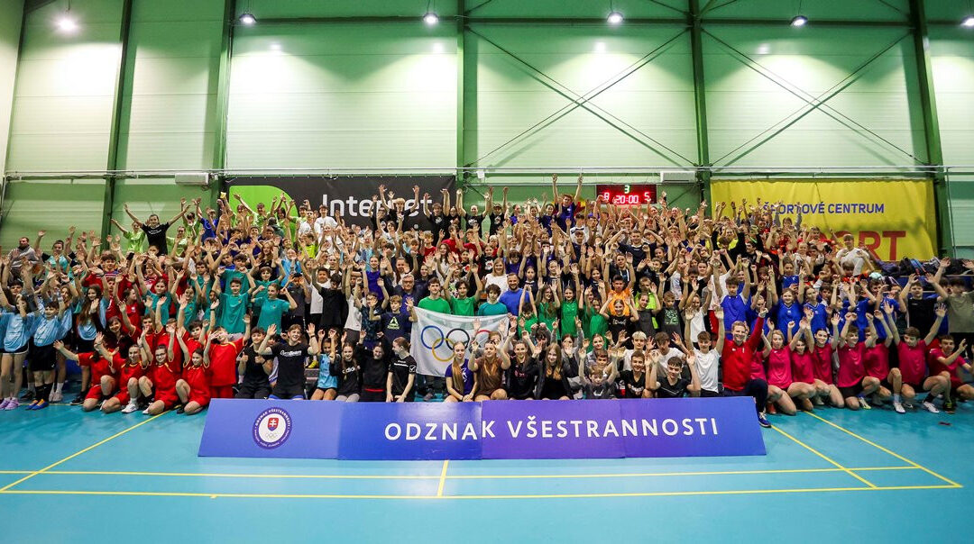 Olympijský odznak všestrannosti v hale na Ostrove